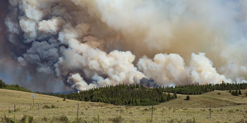 photo: Colorado wildfire, 2021